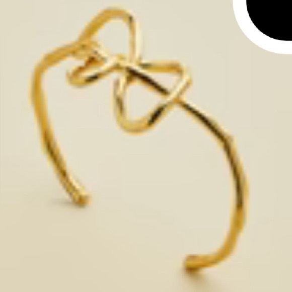NWT Alexis Bittar Molten Gold Armor Cuff Bracelet